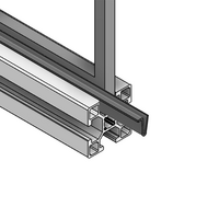 61-130-0 MODULAR SOLUTIONS SEALING PROFILE 30 SERIES RETAINING INSERT, RIGID PANEL GASKET, 8'
